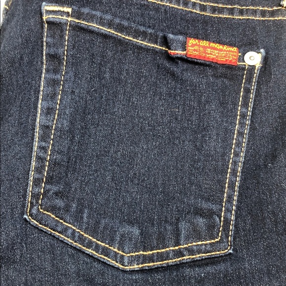 7 For All Mankind Dark Blue Skinny Jeans - Picture 10 of 11